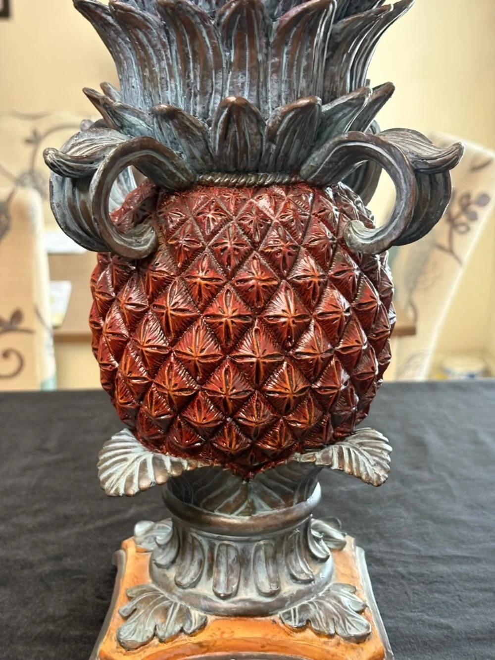 Pineapple Theme Decorative Vase - Picture 2 of 7